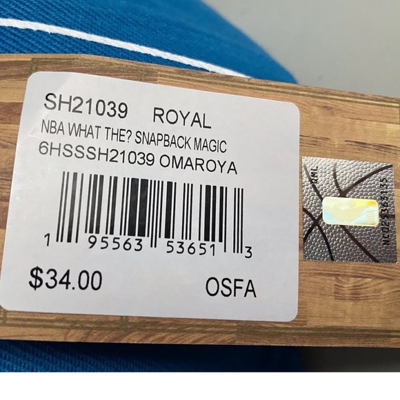 *NWT* Mitchell & Ness Blue/Multi NBA Orlando Magic What The? Snapback - Picture 5 of 7